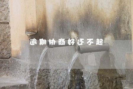 逾期协商好还不起 逾期协商好还不起