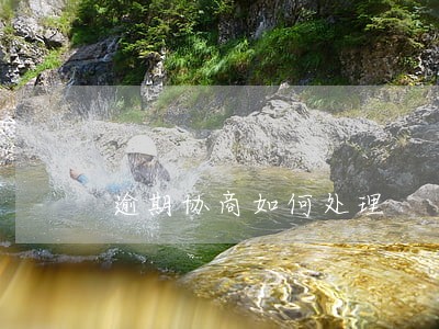 逾期协商如何处理 逾期协商如何处理