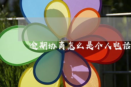 逾期协商怎么是个人电话 逾期协商怎么是个人电话