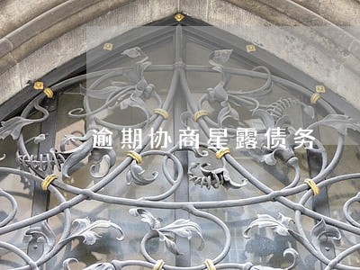 逾期协商星露债务 逾期协商星露债务