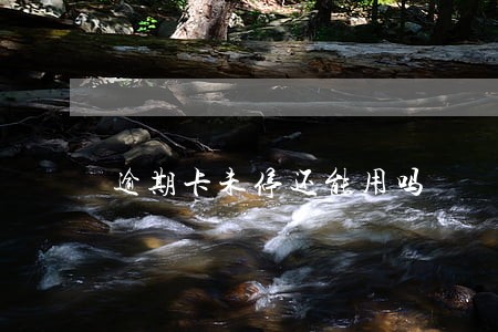 逾期卡未停还能用吗 逾期卡未停还能用吗