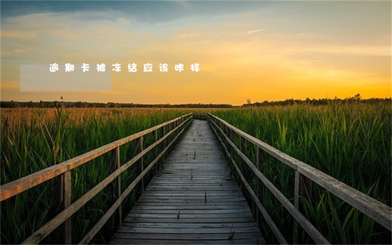 逾期卡被冻结应该咋样 逾期卡被冻结应该咋样