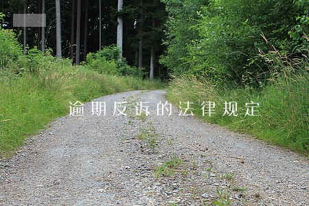 逾期反诉的法律规定 逾期反诉的法律规定