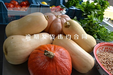 逾期发货违约合同 逾期发货违约合同