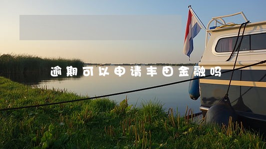 逾期可以申请丰田金融吗 逾期可以申请丰田金融吗