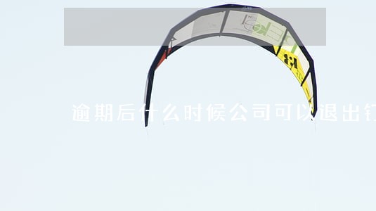 逾期后什么时候公司可以退出钉钉 逾期后什么时候公司可以退出钉钉