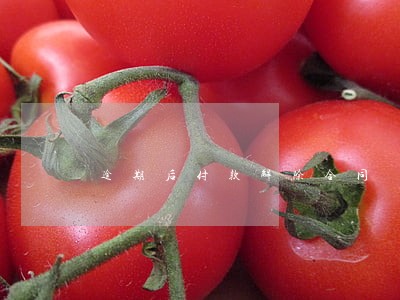 逾期后付款解除合同 逾期后付款解除合同