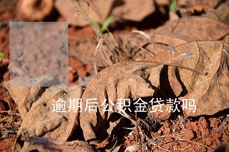 逾期后公积金贷款吗 逾期后公积金贷款吗