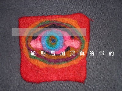 逾期后加贷真的假的 逾期后加贷真的假的