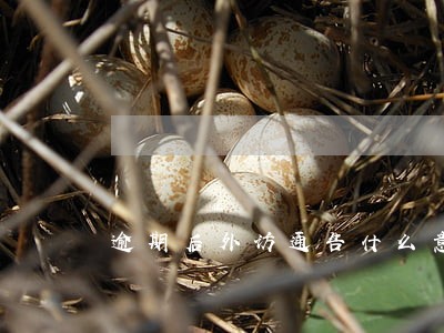 逾期后外访通告什么意思 逾期后外访通告什么意思