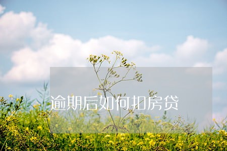逾期后如何扣房贷 逾期后如何扣房贷