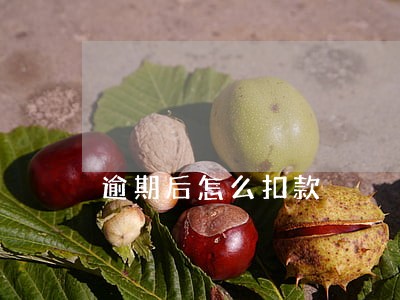 逾期后怎么扣款 逾期后怎么扣款