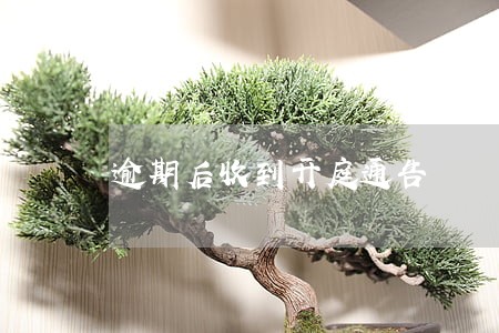 逾期后收到开庭通告 逾期后收到开庭通告