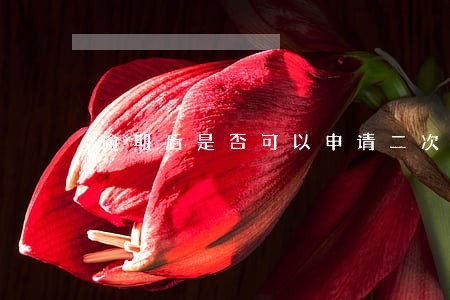 逾期后是否可以申请二次分期 逾期后是否可以申请二次分期