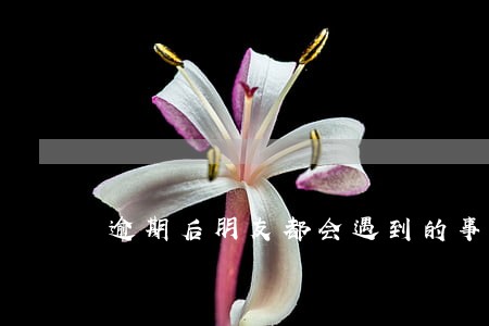 逾期后朋友都会遇到的事 逾期后朋友都会遇到的事