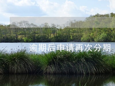 逾期后申请再次分期 逾期后申请再次分期