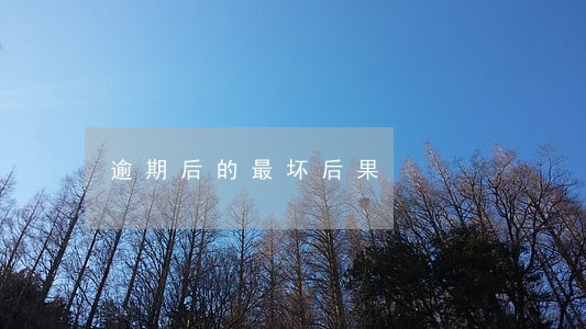逾期后的最坏后果 逾期后的最坏后果
