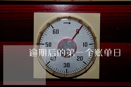 逾期后的第一个账单日 逾期后的第一个账单日