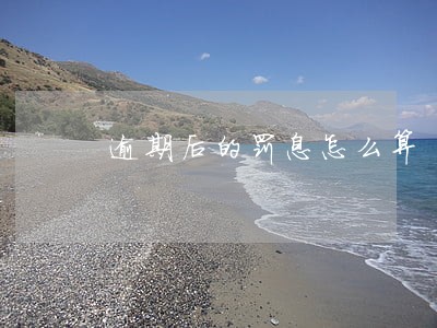 逾期后的罚息怎么算 逾期后的罚息怎么算