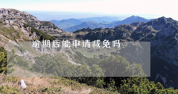 逾期后能申请减免吗 逾期后能申请减免吗