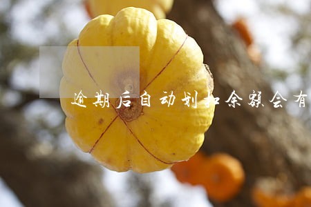逾期后自动划扣余额会有通知吗 逾期后自动划扣余额会有通知吗