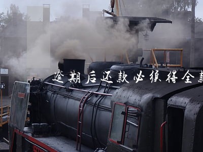 逾期后还款必须得全款吗 逾期后还款必须得全款吗