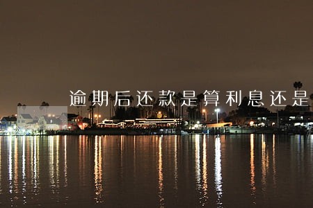逾期后还款是算利息还是本金 逾期后还款是算利息还是本金
