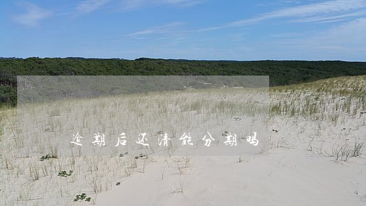 逾期后还清能分期吗 逾期后还清能分期吗