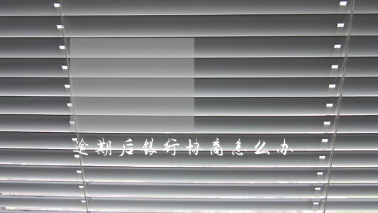逾期后银行协商怎么办