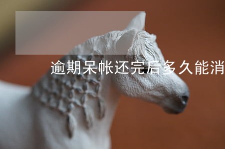 逾期呆帐还完后多久能消除 逾期呆帐还完后多久能消除