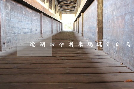 逾期四个月未超过90天 逾期四个月未超过90天