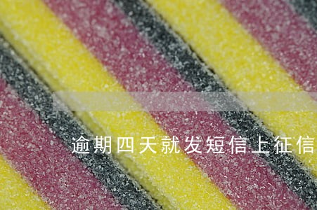 逾期四天就发短信上征信 逾期四天就发短信上征信