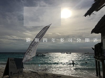 逾期四年多可分期还