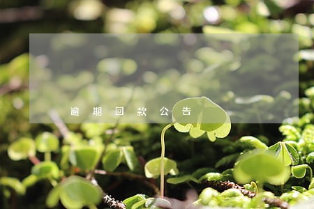 逾期回款公告 逾期回款公告