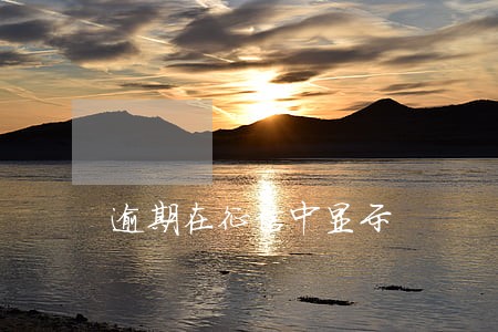 逾期在征信中显示 逾期在征信中显示