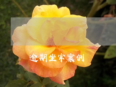 逾期坐牢案例 逾期坐牢案例