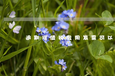逾期增值税专用发票可以红冲吗 逾期增值税专用发票可以红冲吗