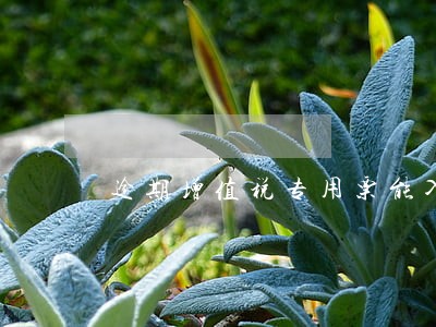 逾期增值税专用票能入账吗