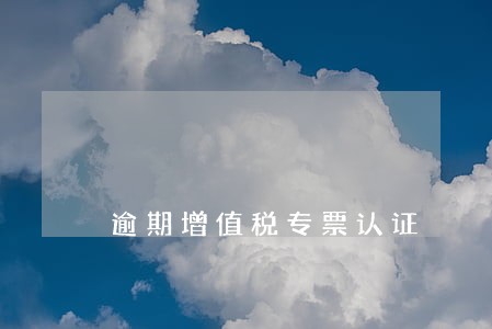 逾期增值税专票认证 逾期增值税专票认证