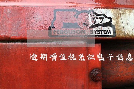 逾期增值税凭证电子信息 逾期增值税凭证电子信息
