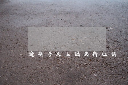 逾期多久上报央行征信 逾期多久上报央行征信