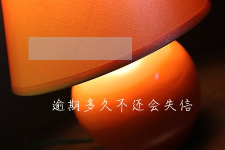 逾期多久不还会失信 逾期多久不还会失信