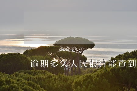 逾期多久人民银行能查到么 逾期多久人民银行能查到么
