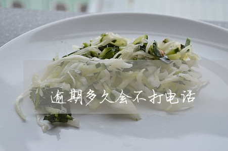 逾期多久会不打电话 逾期多久会不打电话