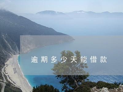 逾期多少天能借款 逾期多少天能借款