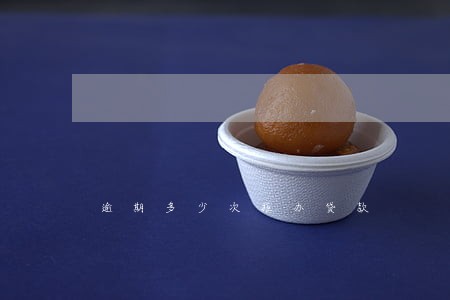 逾期多少次拒办贷款