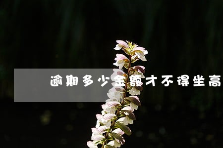 逾期多少金额才不得坐高铁 逾期多少金额才不得坐高铁
