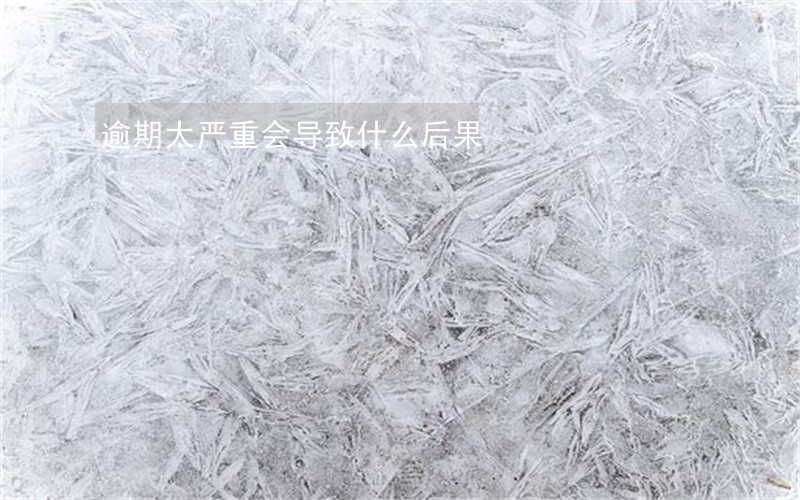 逾期太严重会导致什么后果 逾期太严重会导致什么后果
