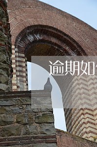 逾期如何申请挂账分期 逾期如何申请挂账分期