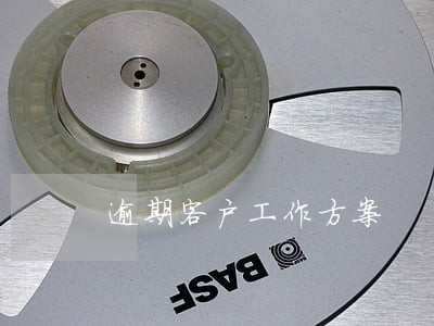 逾期客户工作方案 逾期客户工作方案